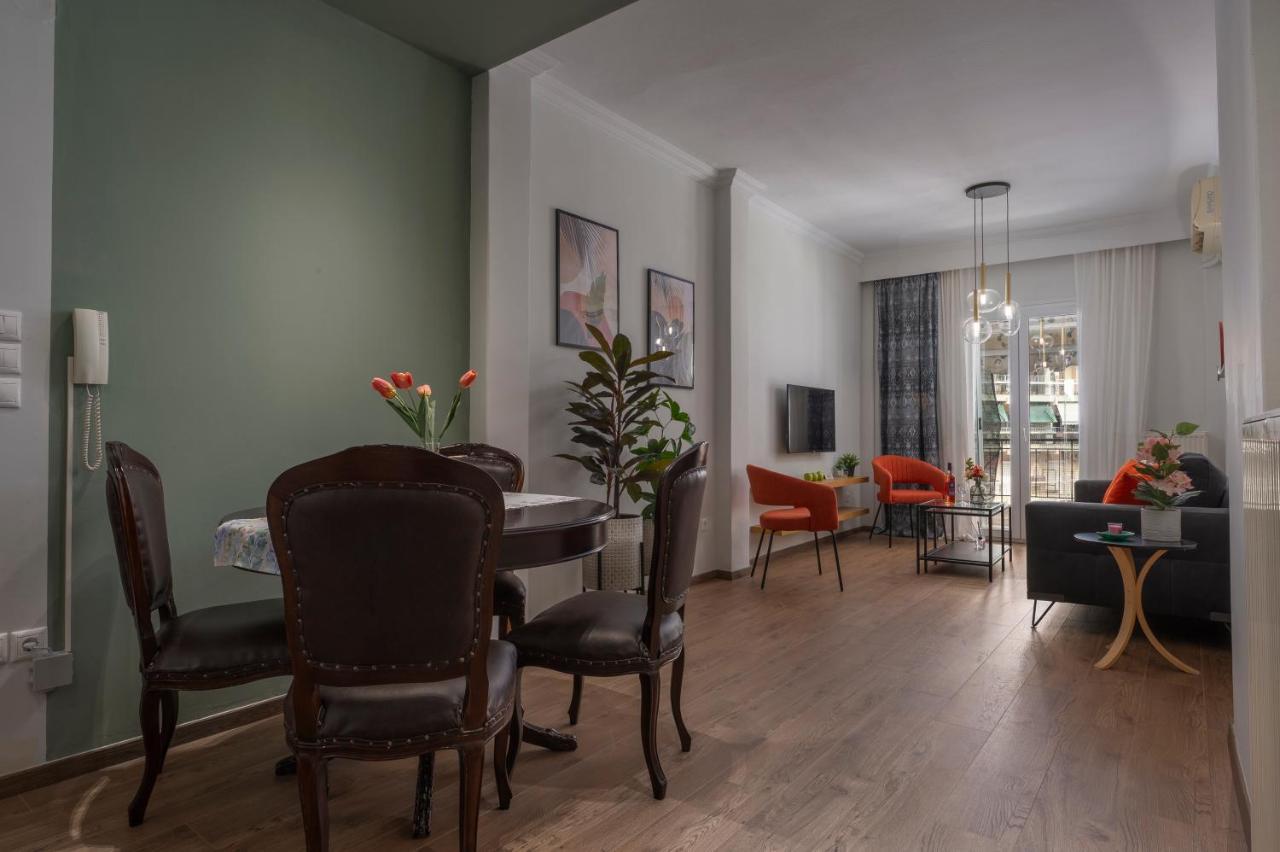 Estia Thessaloniki Apartment, Cozy, Spacious, Sunny, 2 Rooms-5 Beds Esterno foto