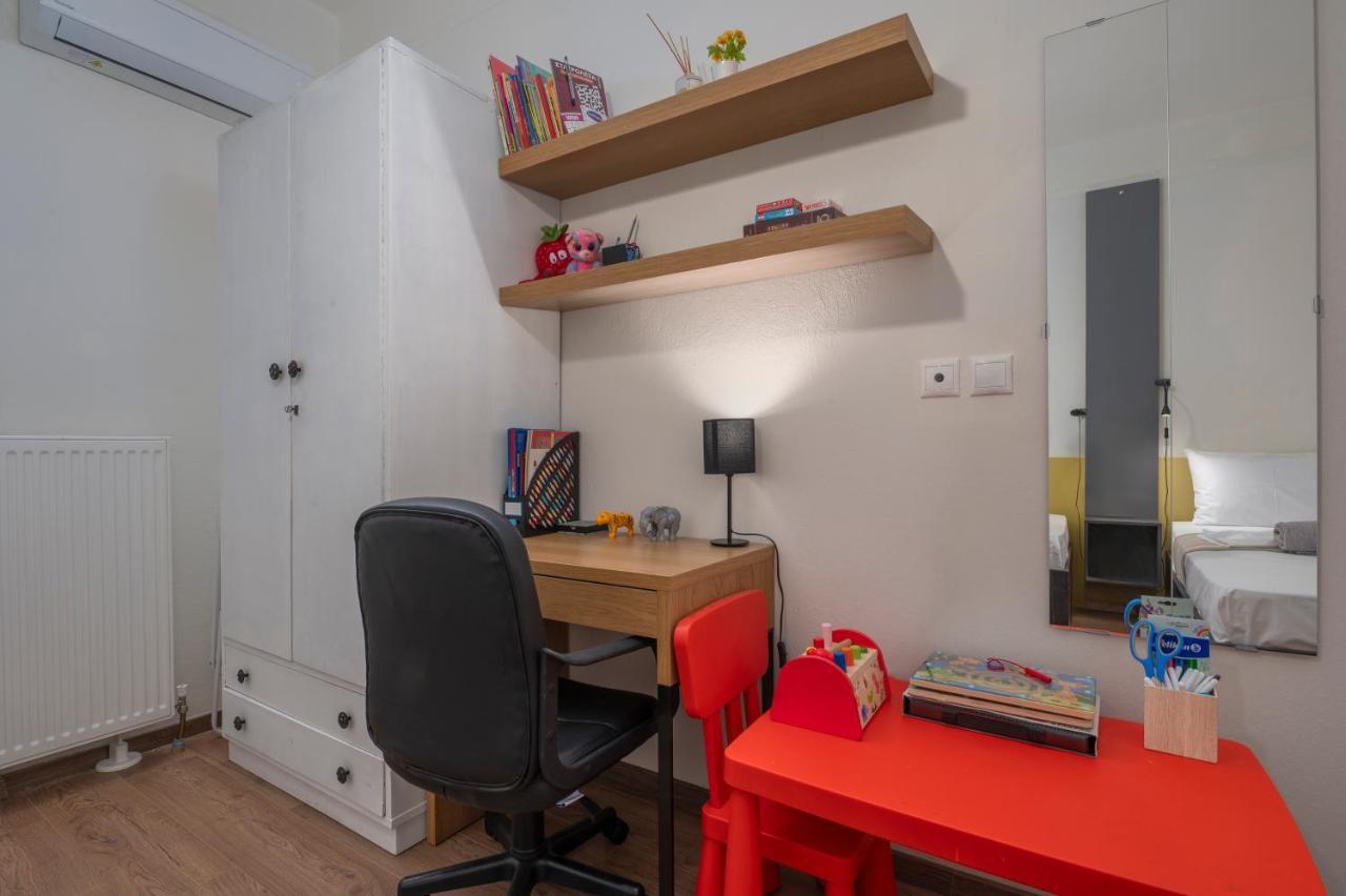 Estia Thessaloniki Apartment, Cozy, Spacious, Sunny, 2 Rooms-5 Beds Esterno foto