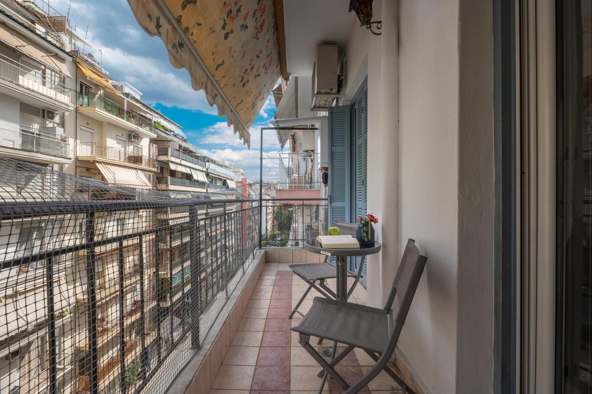 Estia Thessaloniki Apartment, Cozy, Spacious, Sunny, 2 Rooms-5 Beds Esterno foto
