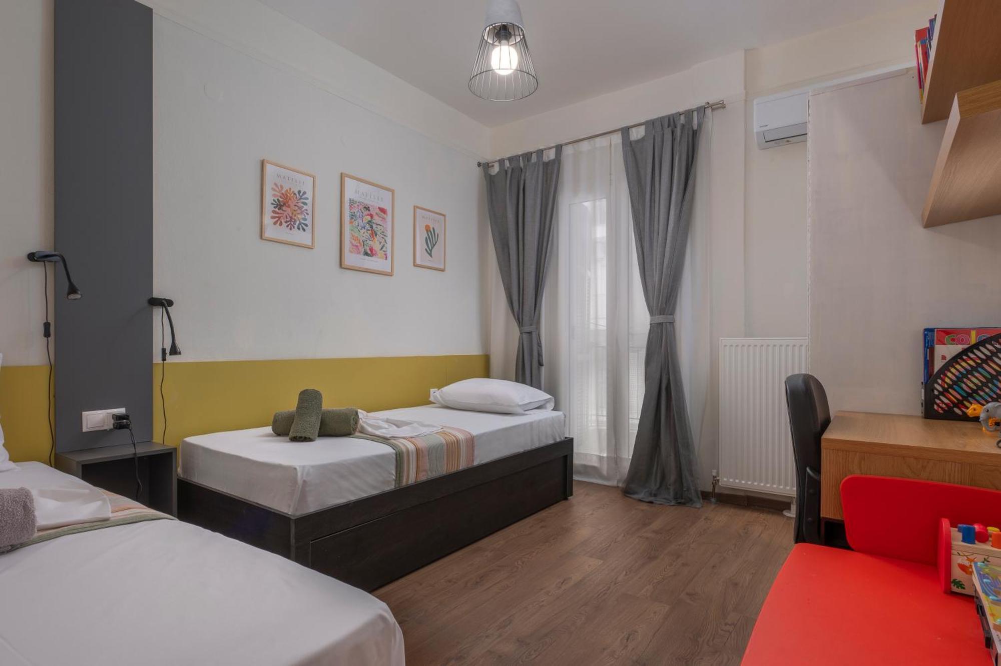 Estia Thessaloniki Apartment, Cozy, Spacious, Sunny, 2 Rooms-5 Beds Esterno foto