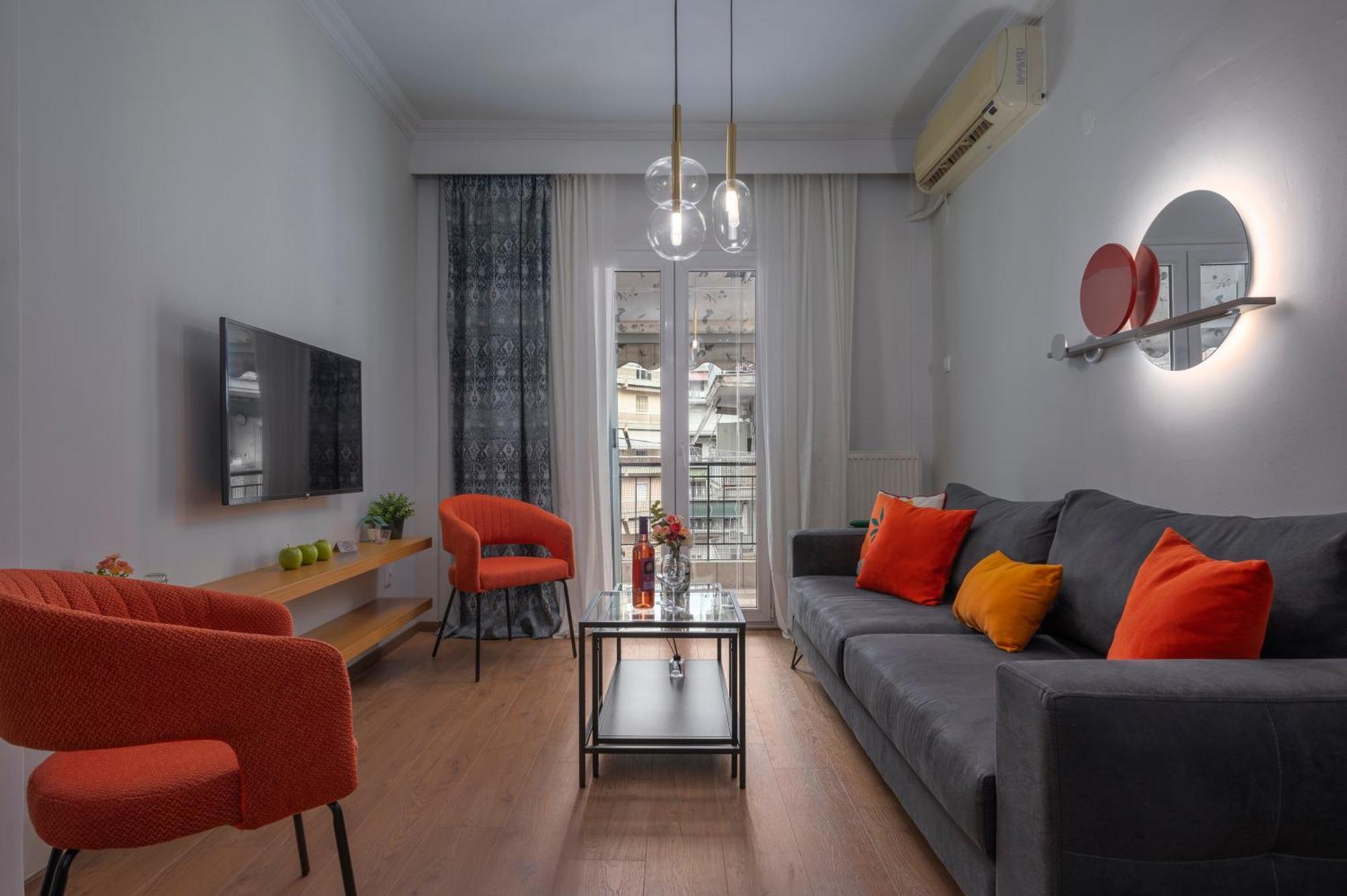 Estia Thessaloniki Apartment, Cozy, Spacious, Sunny, 2 Rooms-5 Beds Esterno foto